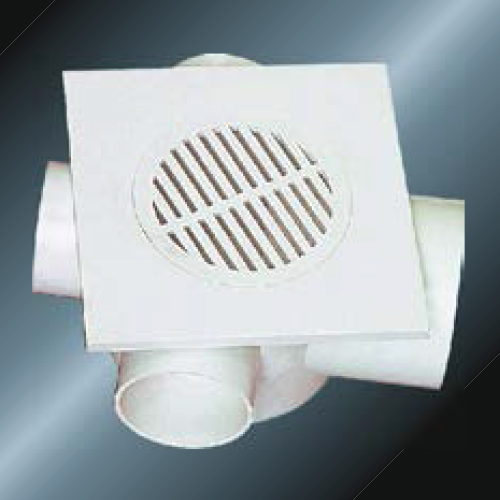 DIN Drainage Upvc Multi Floor Trap Grey Color 