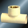 ASTM D2846 Water Supply Cpvc Female Tee Brass 